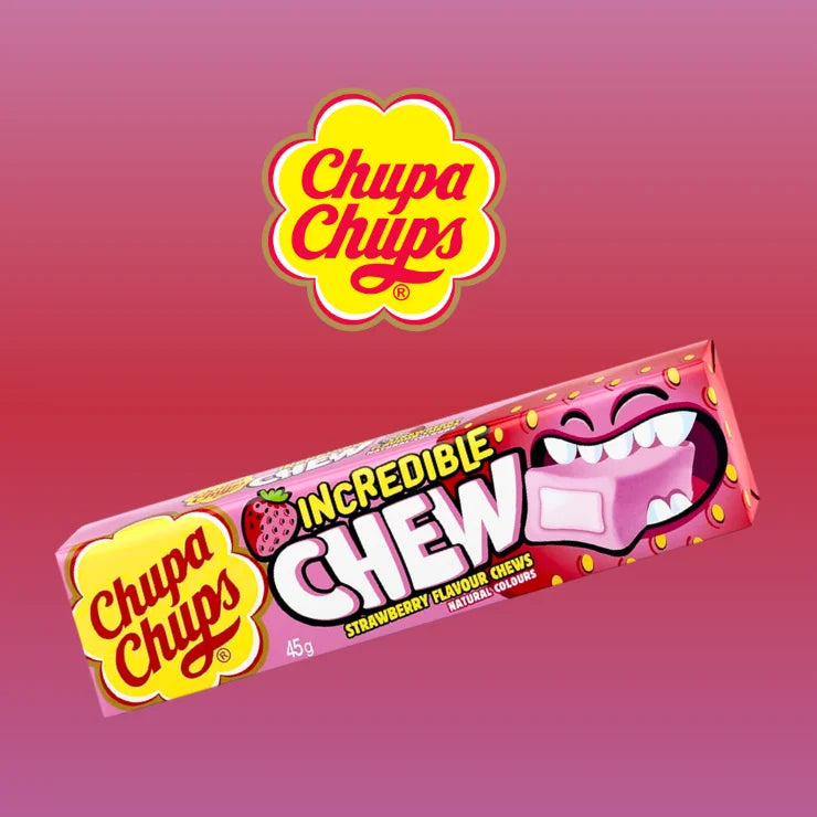 Chupa Chups Incredible Chew Strawberry