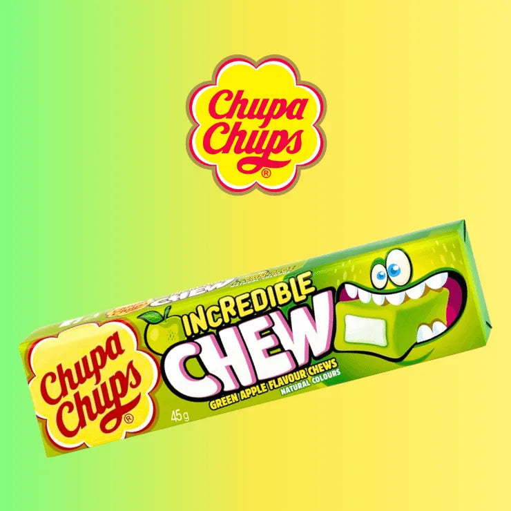 Chupa Chups Incredible Chew Green Apple