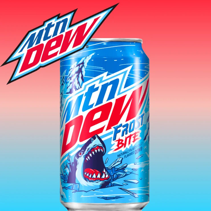 Mountain Dew Frost Bite Soda 355ml Can