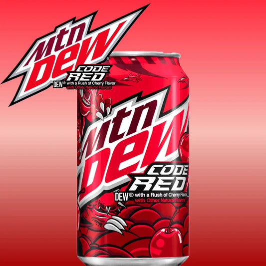 Mountain Dew Code Red Soda