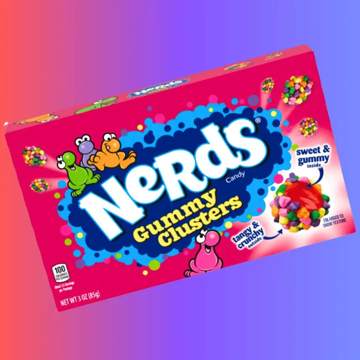 Nerds Gummy Clusters Rainbow Box 85g
