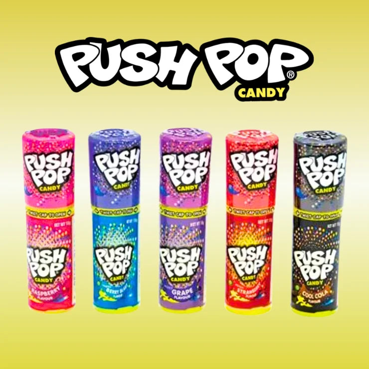 Push Pop Candy Lollipops