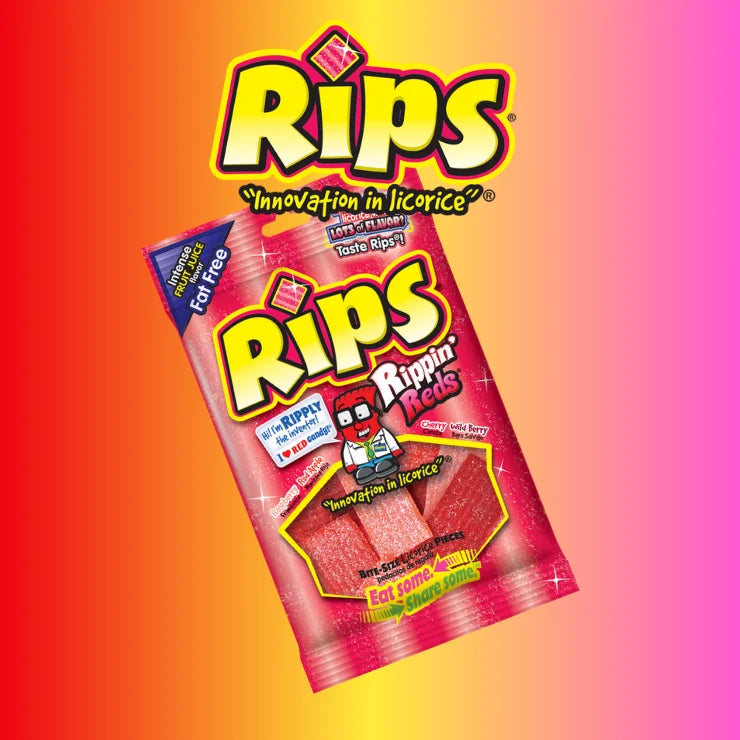 Rips Rippin Reds Licorice Bites