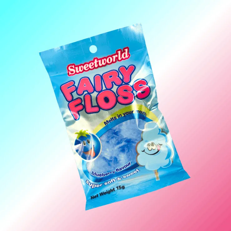 Sweetworld Blueberry Fairy Floss 15g