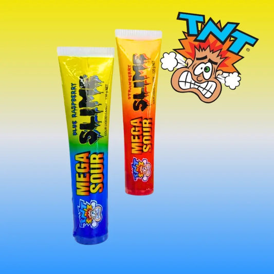 TNT Mega Sour Slime Tubes