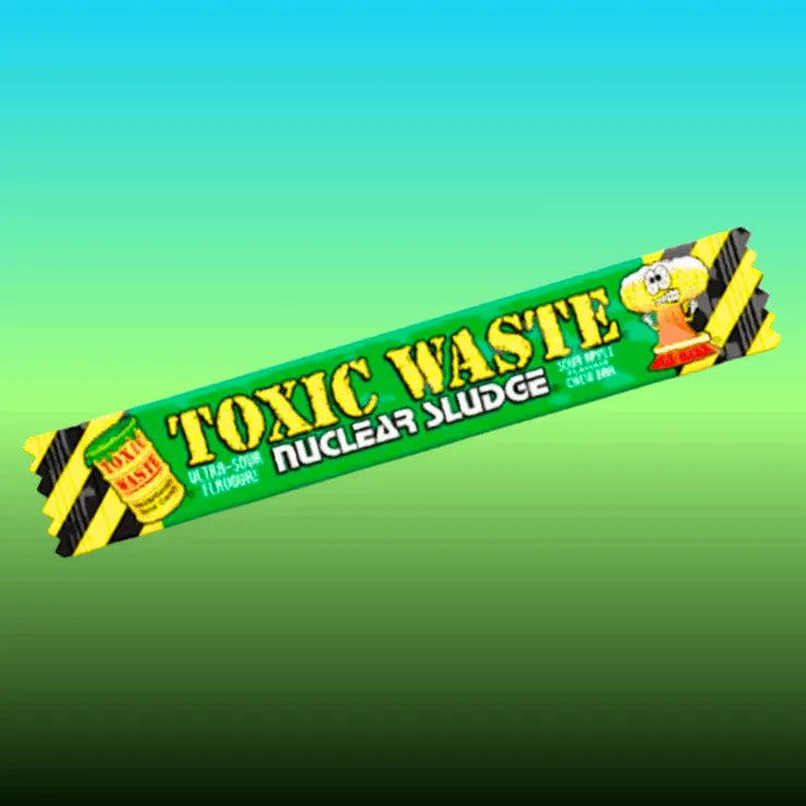 Toxic Waste Nuclear Sludge Chew Bar - Apple | Lolly Haven