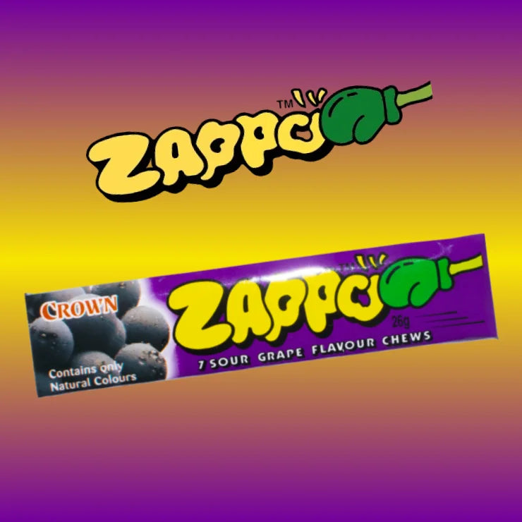 Zappo Grape Sour Chews