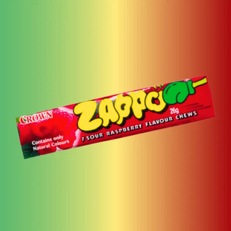 Zappo Raspberry Sour Chews